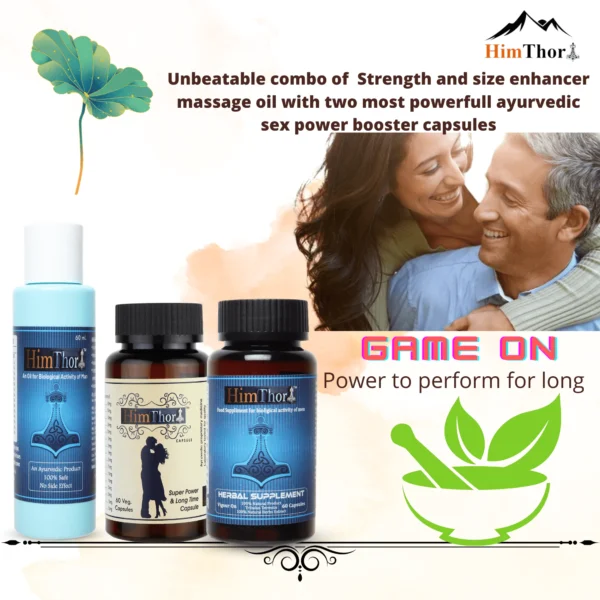 Ayurvedic Treatment For Men Combo Pack Ayurvedic Sex Power Capsule